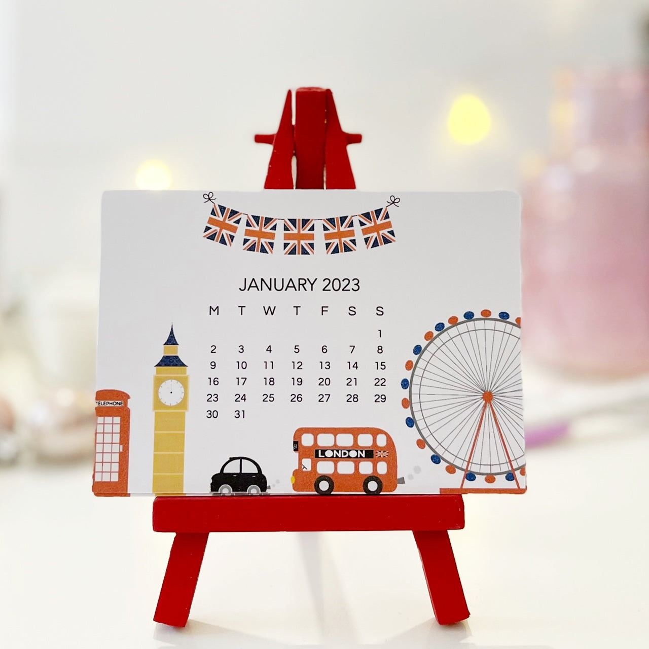 London 2023 Desk Calendar