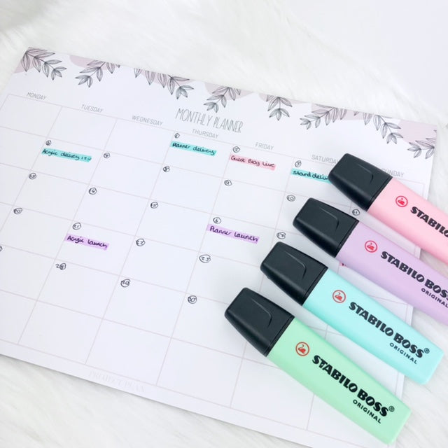 3 x Monthly Planner Pads / BUNDLE