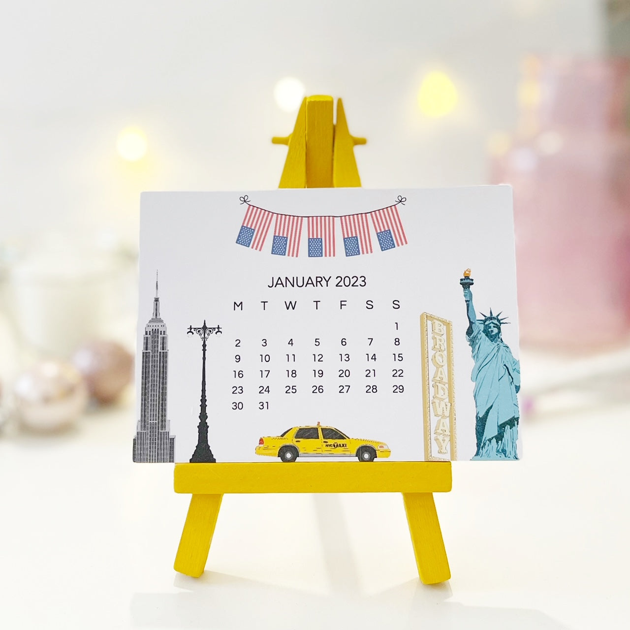 New York 2023 Desk Calendar